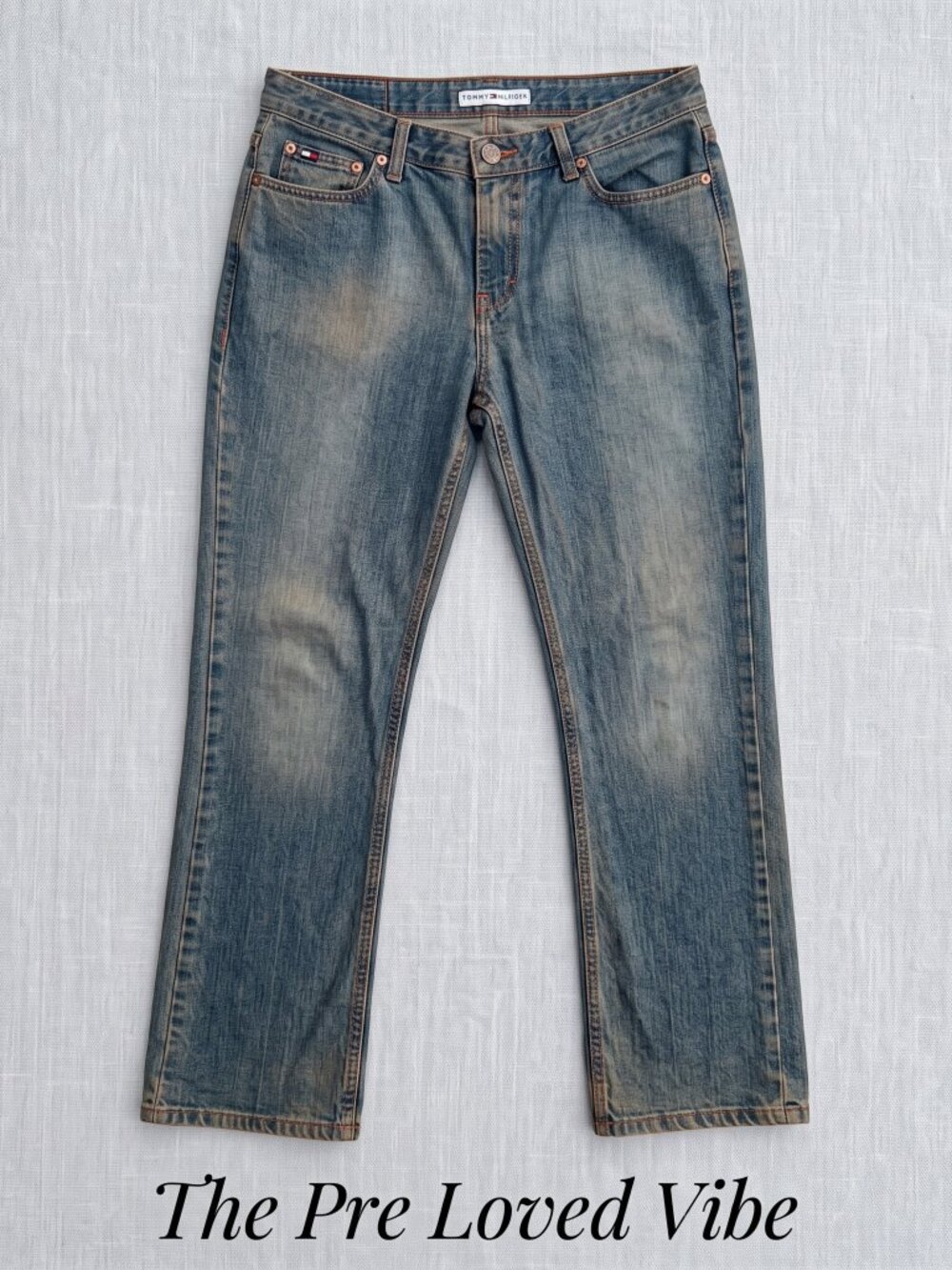 Tommy Hilfiger Y2K  Wash Jeans Vintage Size 10
